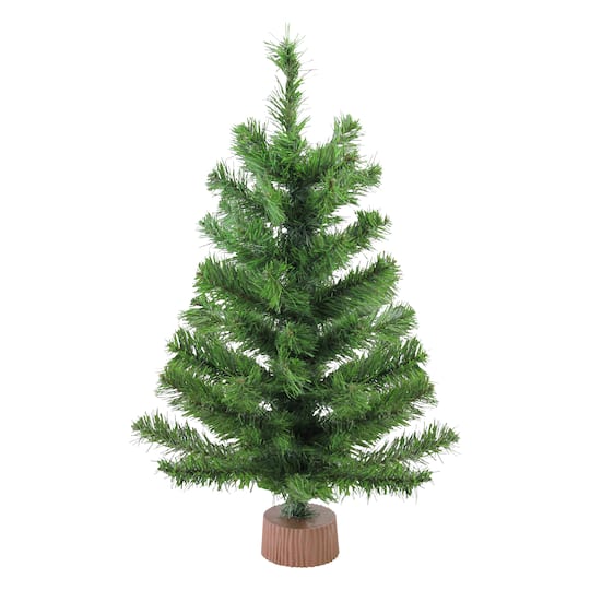 24" Unlit Mini Pine Medium Artificial Christmas Tree By Northlight in Brown | Michaels®